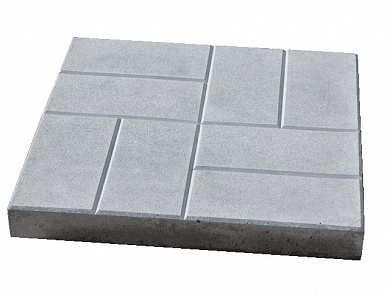Плитка бетонная 400х400х50 ПАРКЕТ Сорт 1